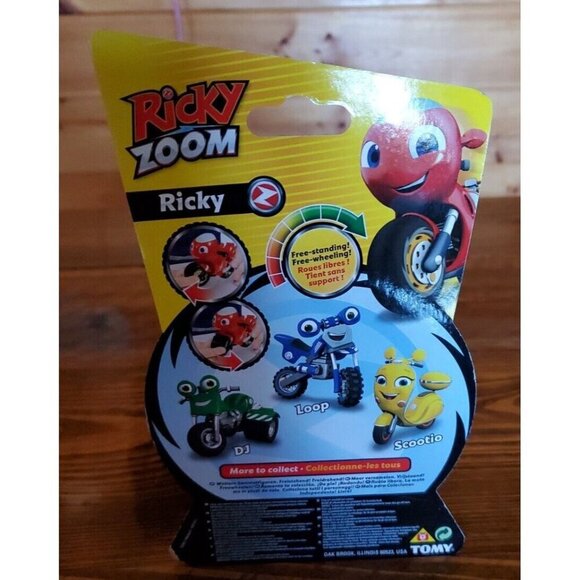 RICKY ZOOM - RICKY 3" Motor Bike Figure Toy Tomy - Picture 3 of 10